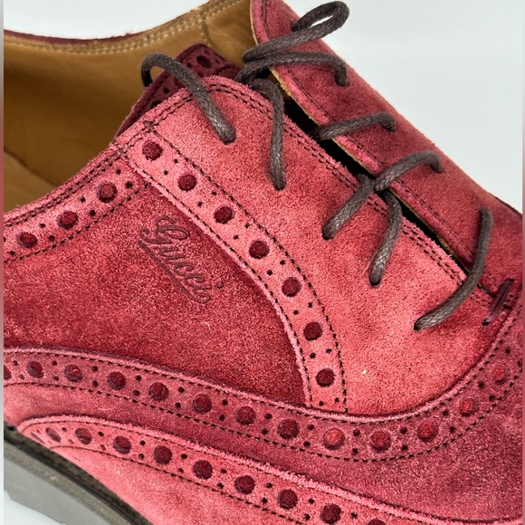 Gucci 💫 Men’s Suede Oxford - Picture 8 of 11